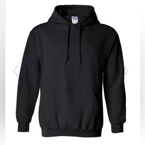 Black Blank Gildan Hoodie
